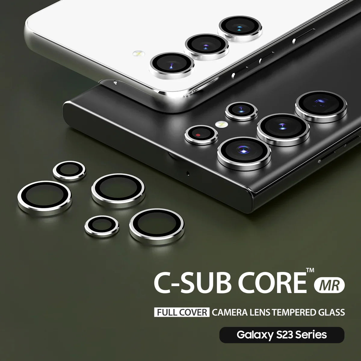 Araree Metal Ring C-Subcore Camera Lens Protector For Samsung Galaxy S23 Ultra -Clear - Tashqila Araree Metal Ring C-Subcore Camera Lens Protector For Samsung Galaxy S23 Ultra -Clear - Tashqila